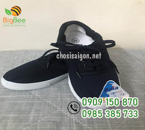 Giày Asia có dây buộc màu xanh đen giá sỉ rẻ