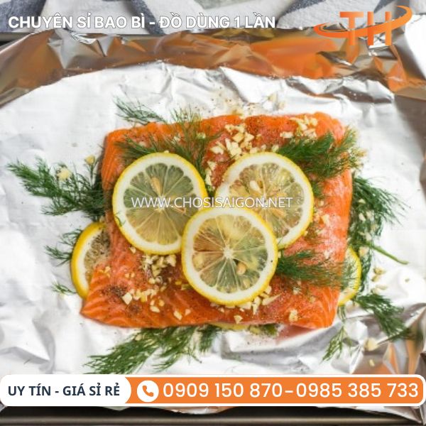 Giấy bạc bọc thức ăn an toàn, chịu nhiệt tốt