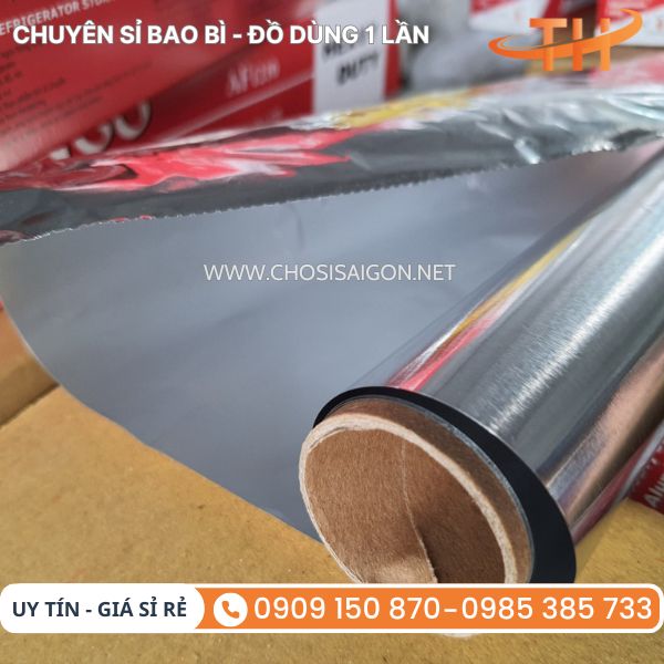 Giấy bạc nướng có lõi giấy chắc, kéo mượt