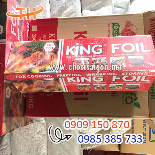 Giấy bạc nướng thực phẩm 3kg, 5kg giá rẻ chính hãng