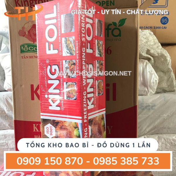 Giấy bạc nướng 5 kg x 45 cm sỉ rẻ hấp dẫn