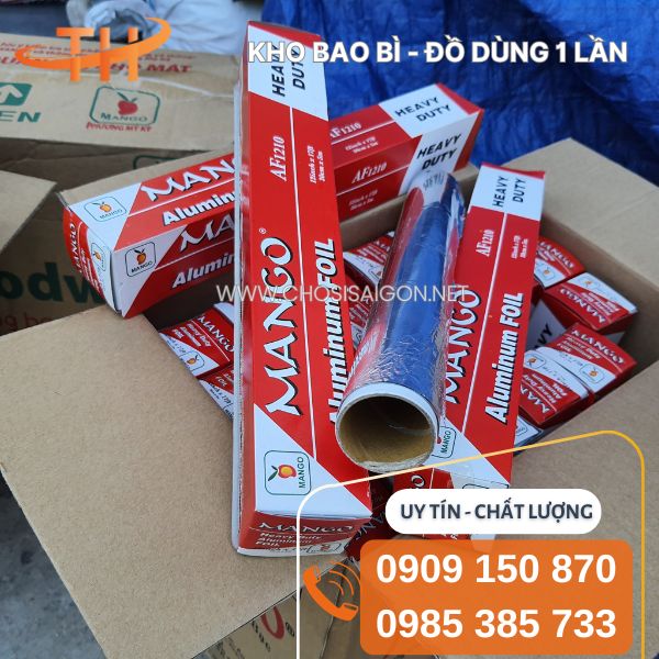 Giấy bạc nướng an toàn, chịu nhiệt tốt sỉ rẻ nhất HCM