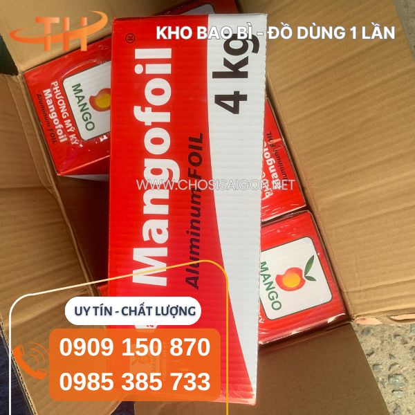 Giấy bạc nướng 4kg chính hãng, chất lượng tốt