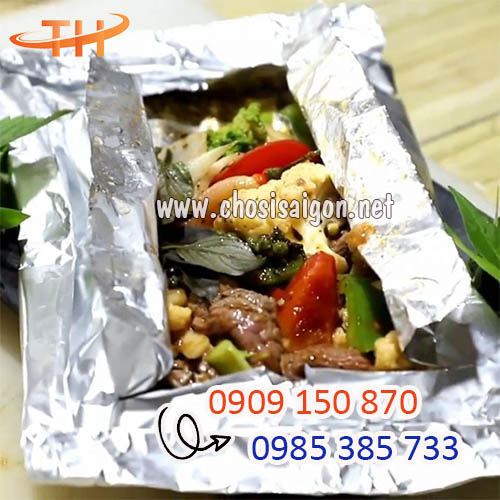 Giấy bạc nướng thực phẩm an toàn giá sỉ rẻ