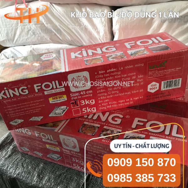 Giấy bạc nướng 1kg, 3kg, 4kg, 5kg sỉ rẻ uy tín