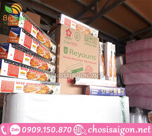 Chuyên sỉ giấy chống dính Reyouns giá rẻ tại nhà cung cấp Thu Hồng