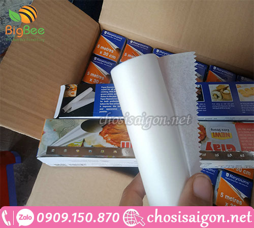 Giấy chống dính thấm dầu reyouns giá sỉ rẻ tại HCM