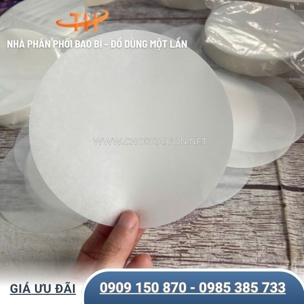 Giấy lót miệng ly chống tràn 13cm