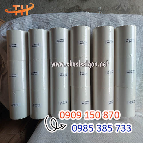 Giấy decal nhiệt 1 tem 75x100 mm sỉ rẻ