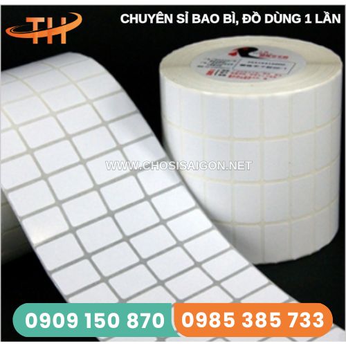 Giấy decal nhiệt 4 tem/hàng