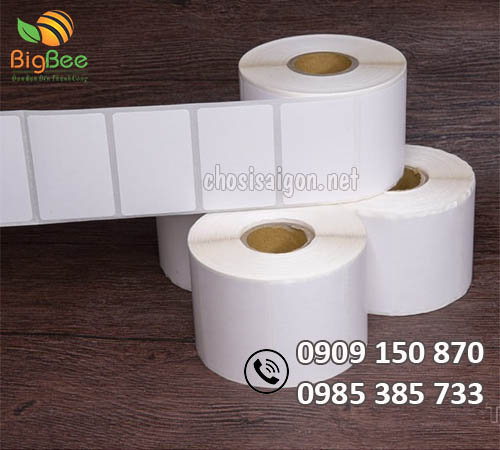 Giấy decal nhiệt in tem hàng hóa giá sỉ rẻ