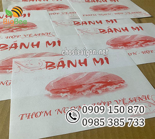 Giấy gói bánh mì an toàn, hợp vệ sinh giá rẻ