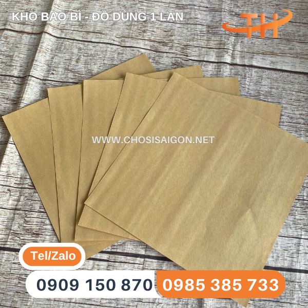 Giấy gói thực phẩm giữ nhiệt tốt giá sỉ rẻ tận xưởng