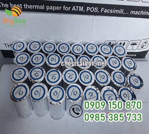 Giấy in hóa đơn nhiệt (giấy in bill) K80 giá bán sỉ