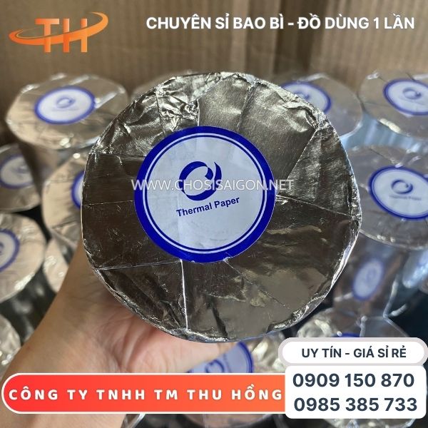 Giấy in bill, giấy in nhiệt, giấy in hóa đơn K80x80 giá rẻ