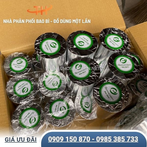 Giấy in bill K80 x 80, 50 cuộn/thùng