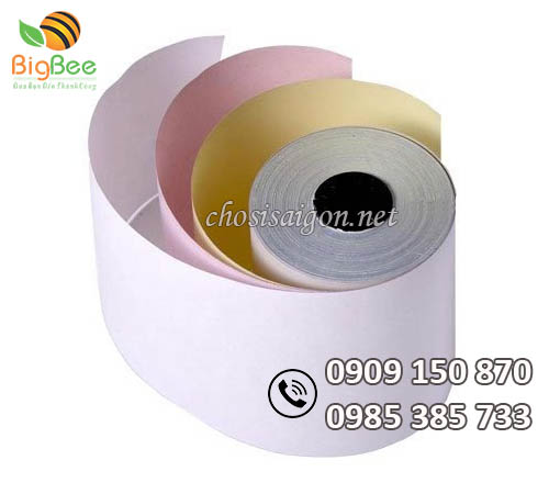 Giấy in hóa đơn 3 liên dạng cuộn giá sỉ rẻ