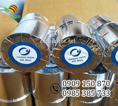 Giấy in nhiệt K80x80 giá rẻ nhất TP.HCM