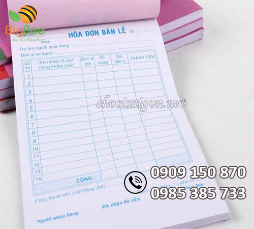 Giấy in hóa đơn kim giá sỉ rẻ