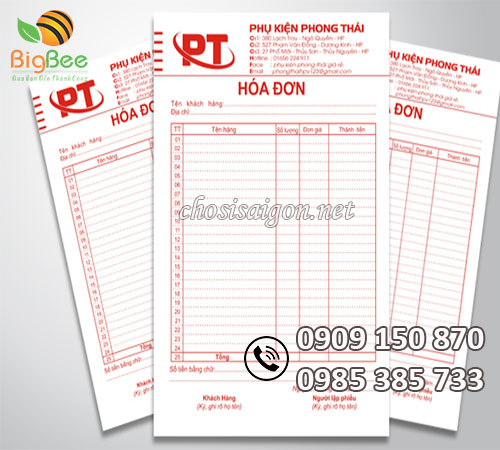 Giấy in hóa đơn liên giá rẻ