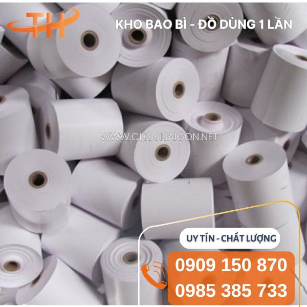 Giấy in hóa đơn nhiệt 57mm giá rẻ, giao nhanh