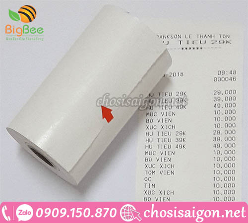 Giấy in hóa đơn nhiệt giá sỉ rẻ