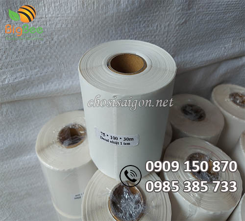 Giấy in mã vạch 1 tem giá sỉ ưu đãi