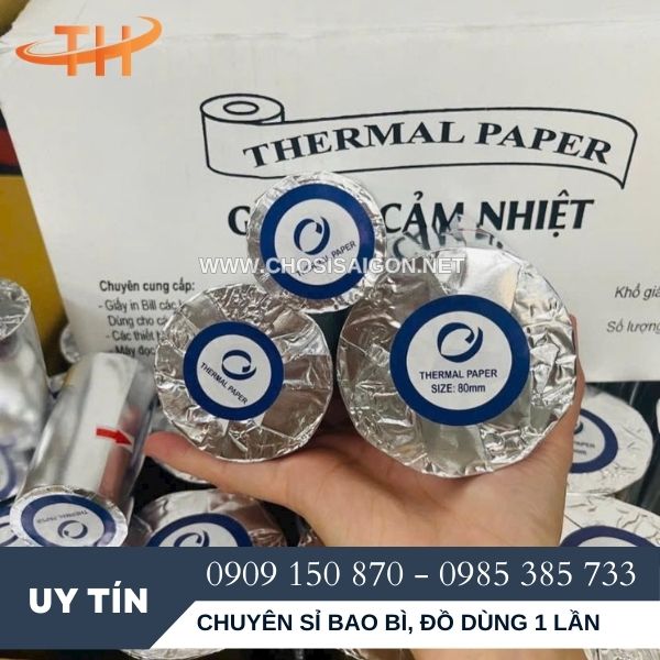 Giấy in hoá đơn nhiệt K57, K80 sỉ rẻ ở Bình Chánh