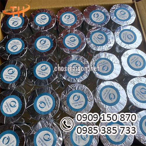 Giấy in nhiệt K80x80 thùng 50 cuộn sỉ rẻ HCM
