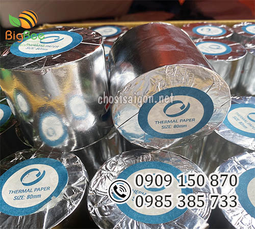Giấy in nhiệt K80x80 chính hãng, chất lượng giá sỉ rẻ