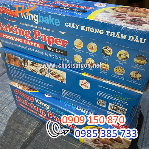 Giấy nướng bánh không thấm dầu sỉ rẻ nhất HCM
