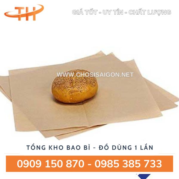 Giấy Kraft gói thức ăn thấm dầu tốt giá rẻ nhất