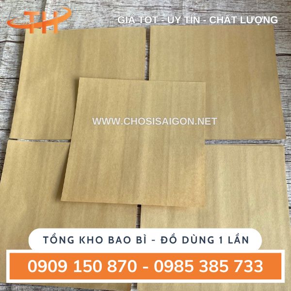 Giấy Kraft gói thực phẩm rẻ nhất