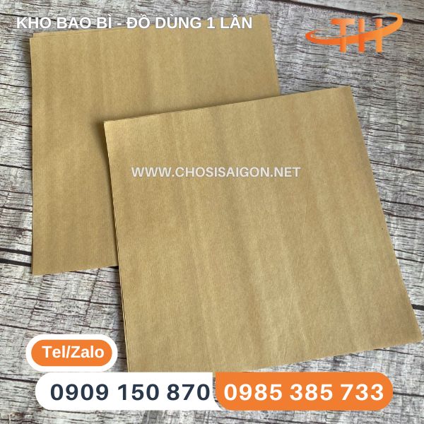 Giấy kraft nâu gói thực phẩm an toàn giá tận xưởng
