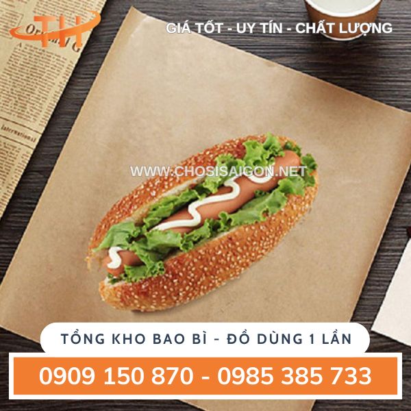Giấy Kraft gói thực phẩm an toàn