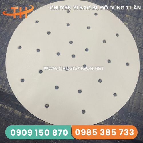 Giấy nến đục lỗ hấp bánh bao