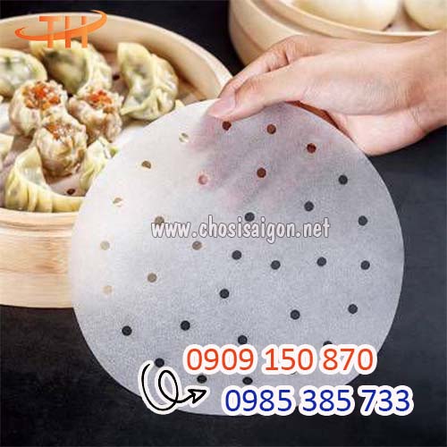 Giấy nến đục lỗ lót bánh giá sỉ rẻ