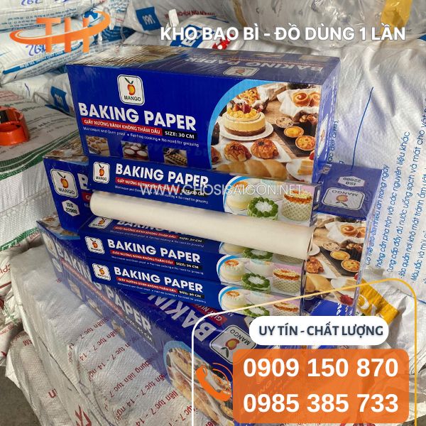 Giấy nến nướng bánh chống dính giá sỉ siêu tốt