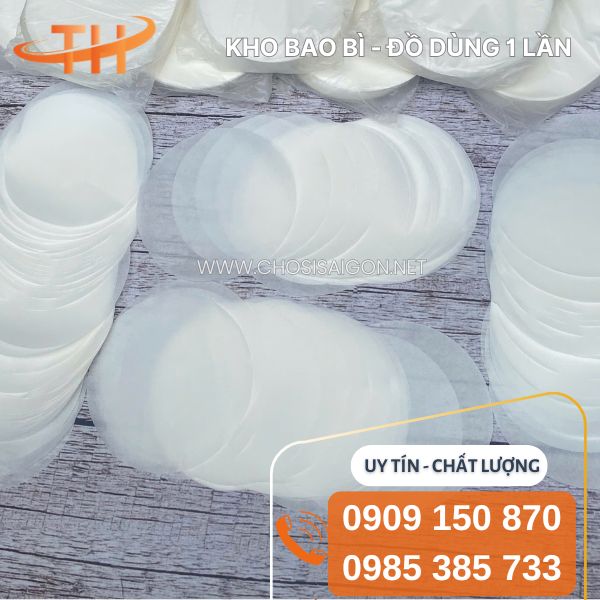 Giấy nến lót miệng ly chống tràn giá siêu tốt