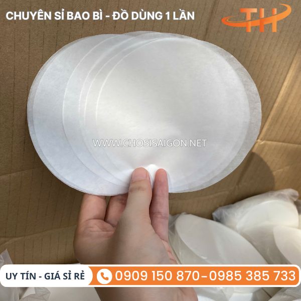 Giấy nến chống tràn đổ cho ly nhựa, ly giấy