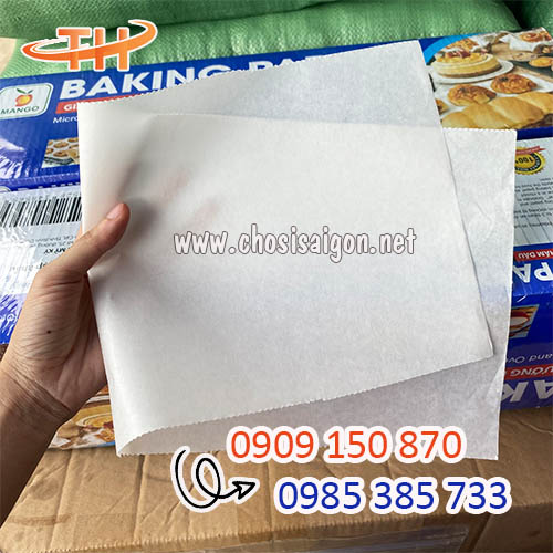 Giấy nến nướng bánh an toàn 45cm sỉ rẻ