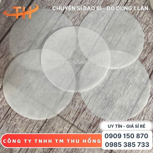 Giấy nến tròn chống dính, chịu nhiệt tốt