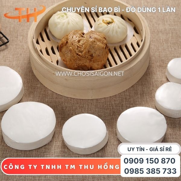 Giấy nến lót bánh bao chống dính giá sỉ rẻ