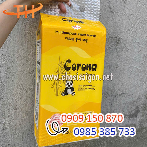 Giấy rút treo tường Corona 1500 tờ 3 lớp giá sỉ rẻ