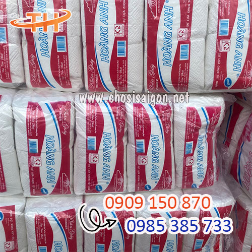 Khăn giấy rút Hoàng Anh giá tại kho HCM