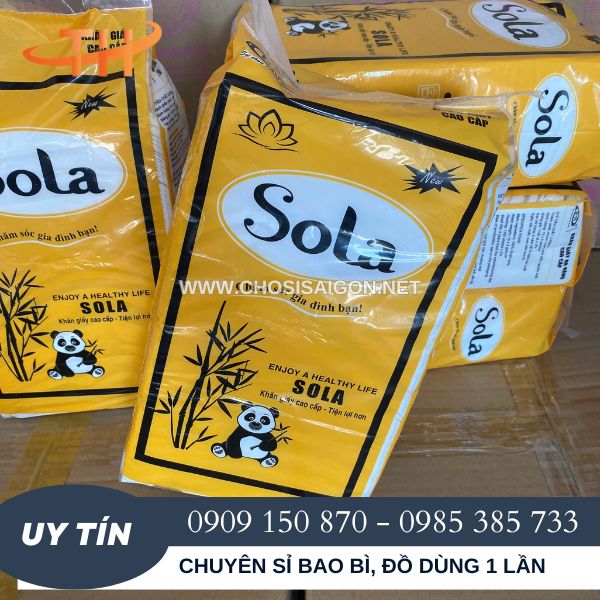 Giấy rút treo tường Sola giá rẻ cho đại lý