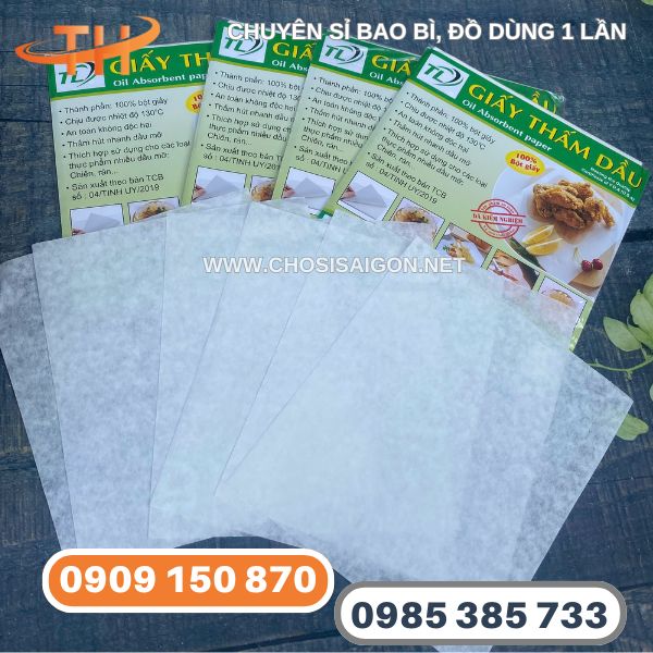 Giấy thấm dầu thực phẩm an toàn giá xưởng