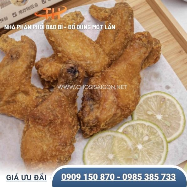 Giấy thấm dầu thực phẩm chiên rán, dầu mỡ