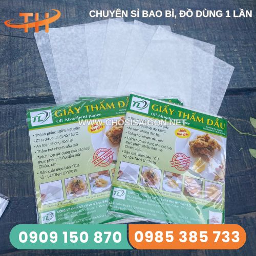 Giấy thấm dầu mỡ thực phẩm