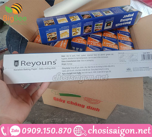 Giấy thấm dầu reyouns gói thực phẩm giá sỉ rẻ